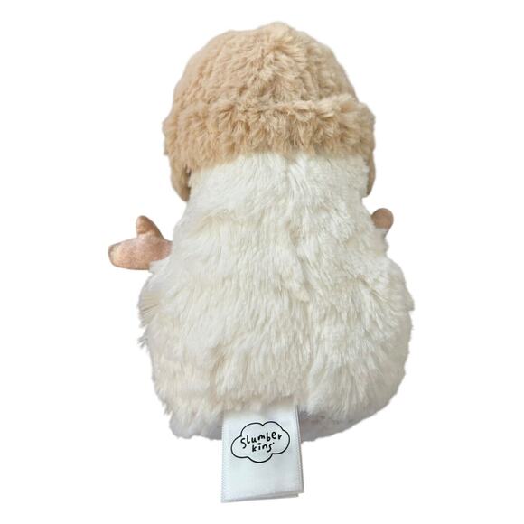 Slumberkins Snowman Plush 7" Small Mini Stuffed Animal w/ Winter Hat - Picture 3 of 3